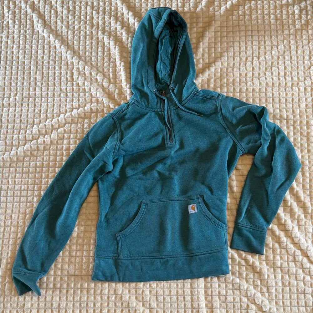 Carhartt Women's Blue Pullover Hoodie